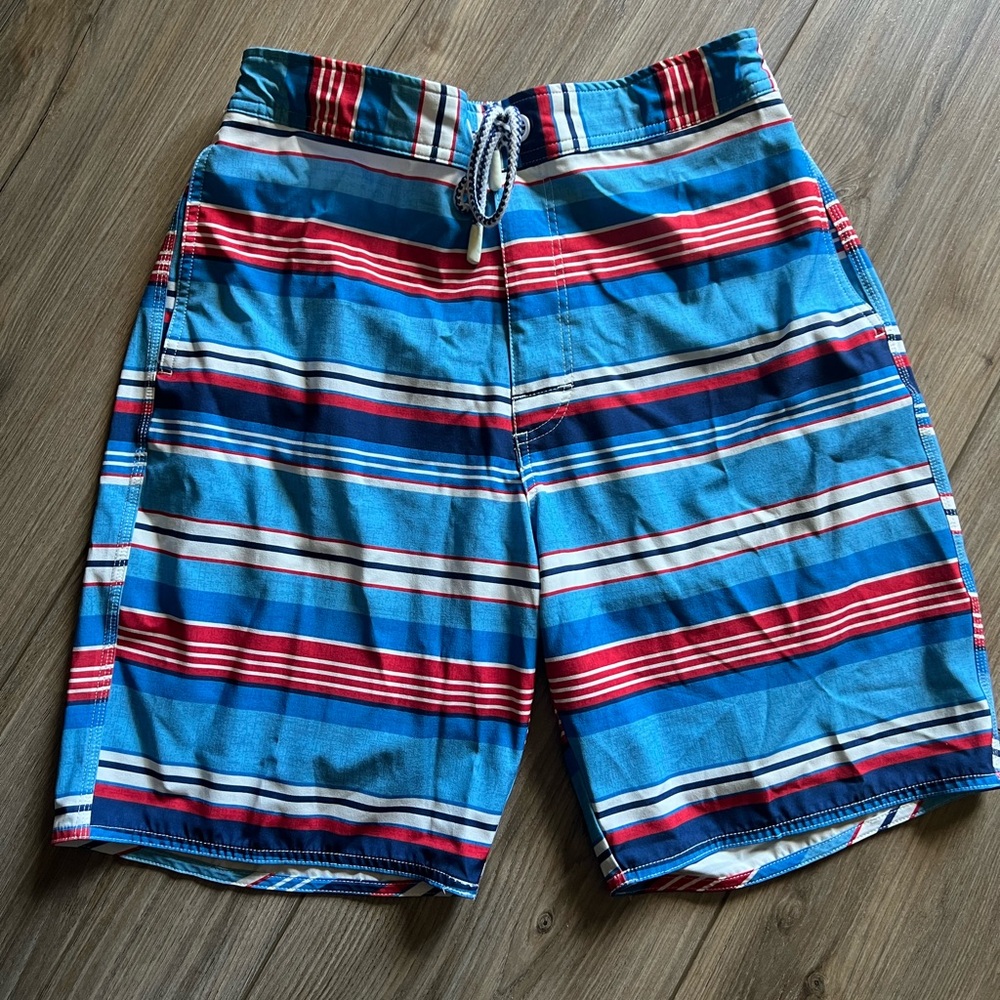 Johnnie-O Stripped Swim Trunks Men’s Size Med
Surfer Beach Vacation West Coast